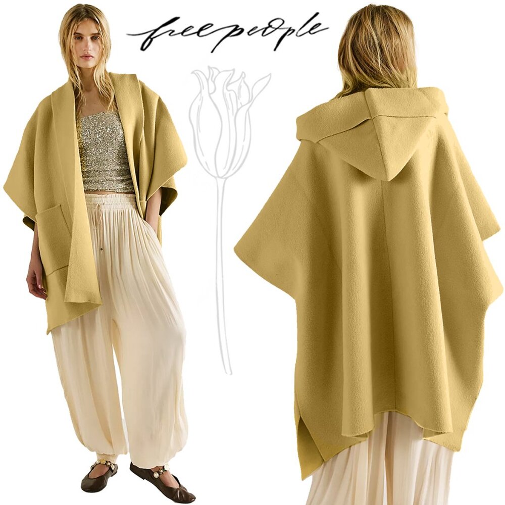 FREE PEOPLE All I Need Cozy Hooded Duster - Picture 3 of 15